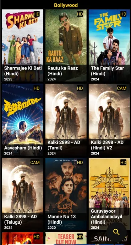 Bollywood movie list 01